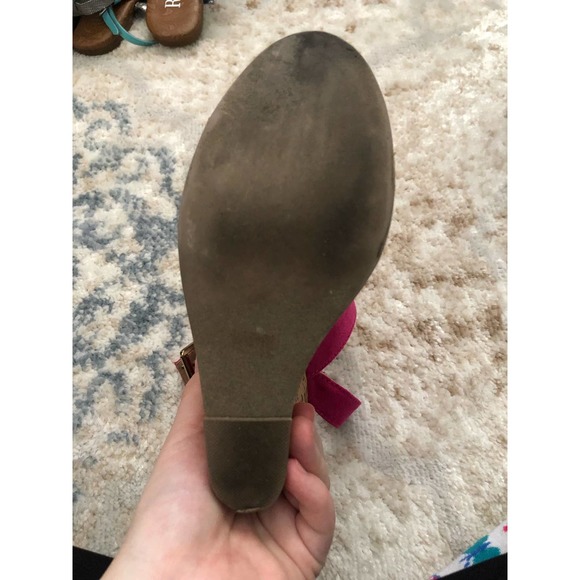 JustFab Open-Ted Wedges - Picture 5 of 8